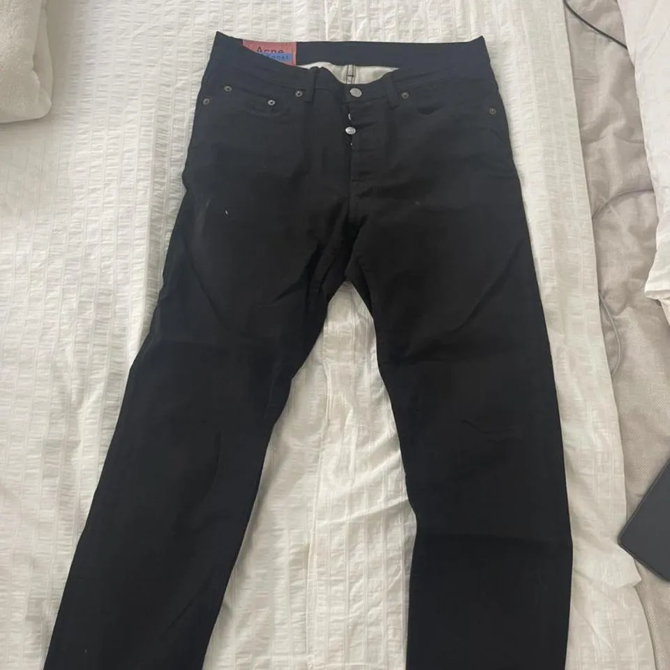 Acne Studios Men's Black Jeans