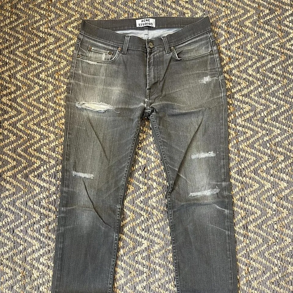 Acne Studios Men's Grey Jeans