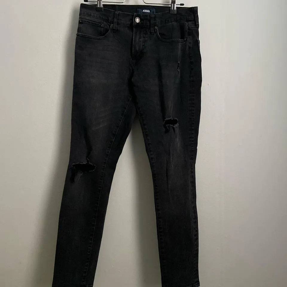 Aeropostale Men's Black Jeans