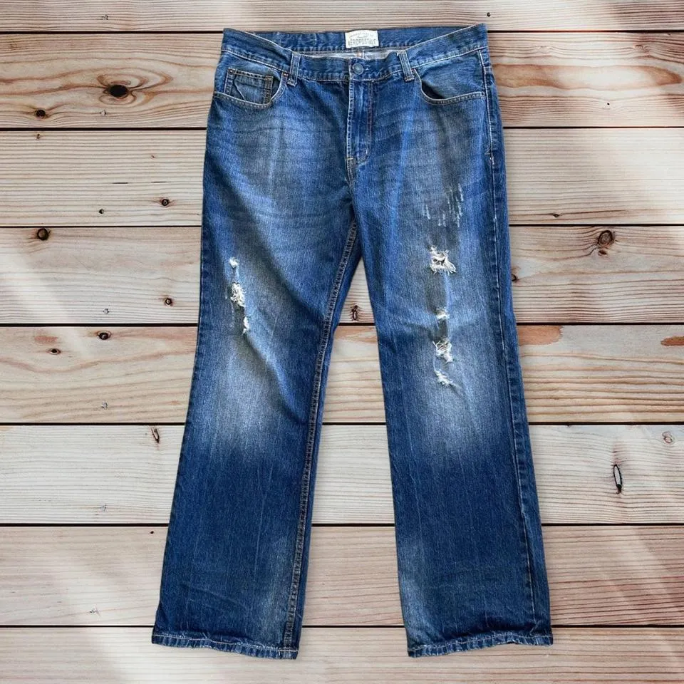 Aeropostale Men's Blue Jeans