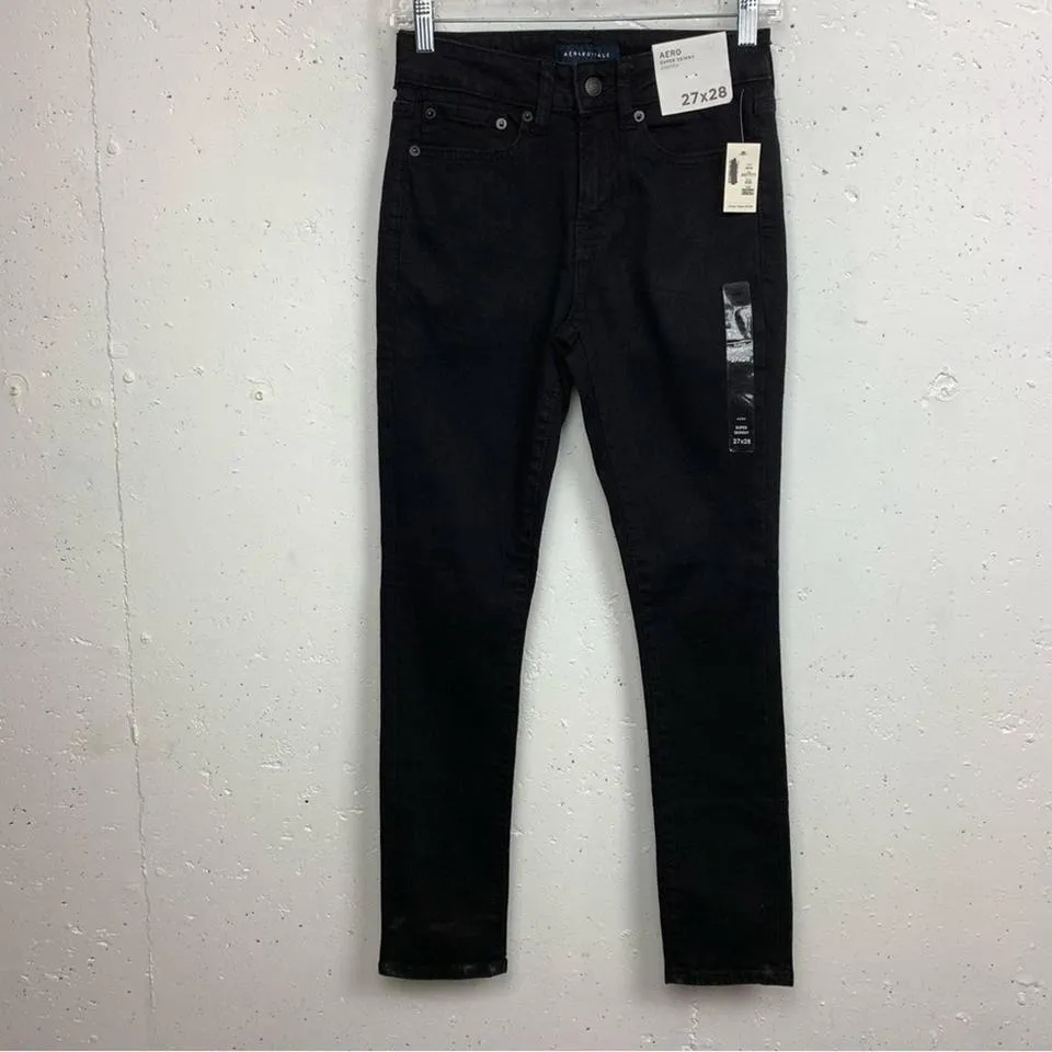 Aeropostale Men's Black Jeans