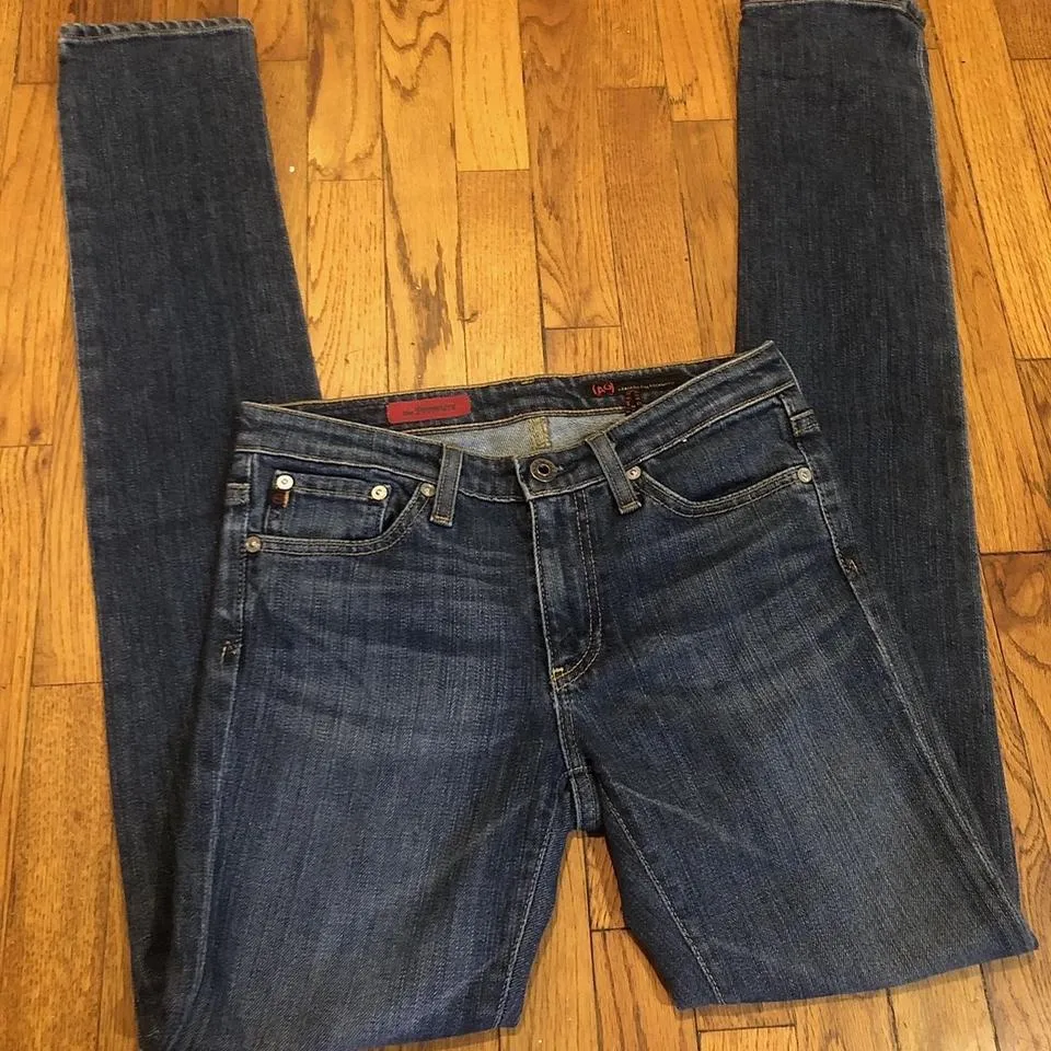AG Jeans Men's Blue and Navy Jeans