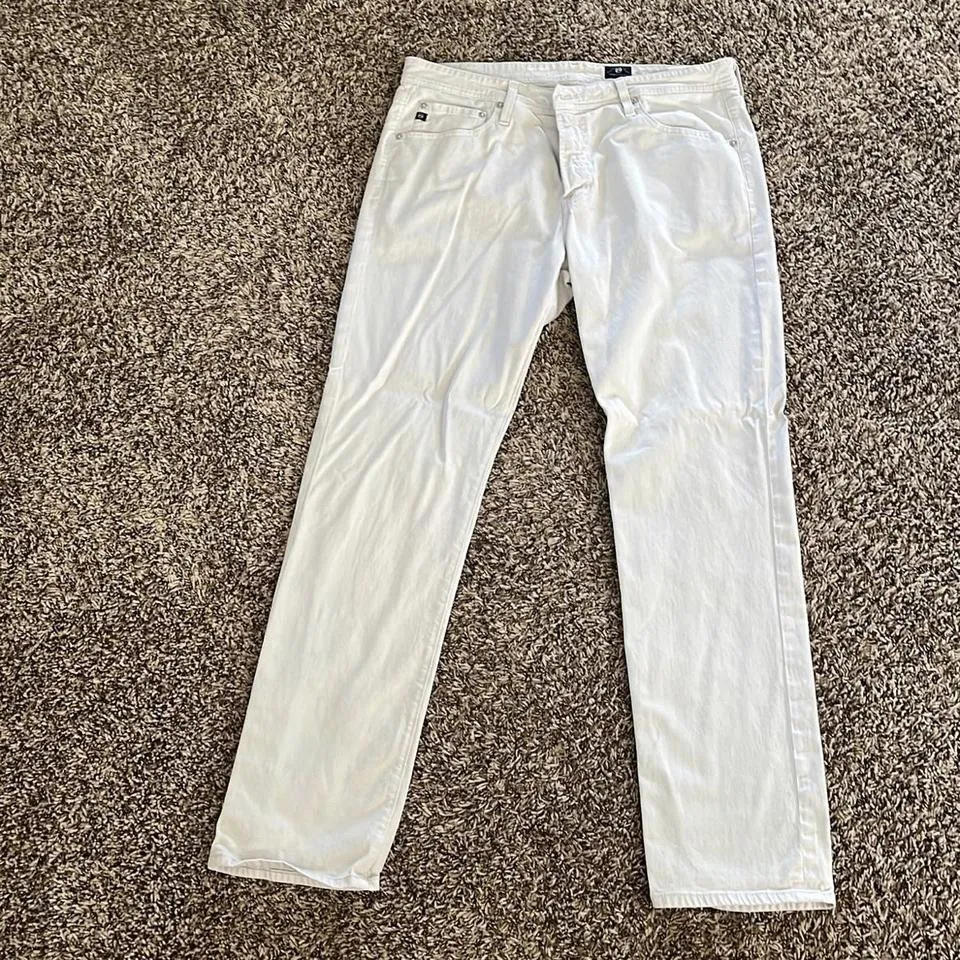 AG Jeans Men's White Jeans