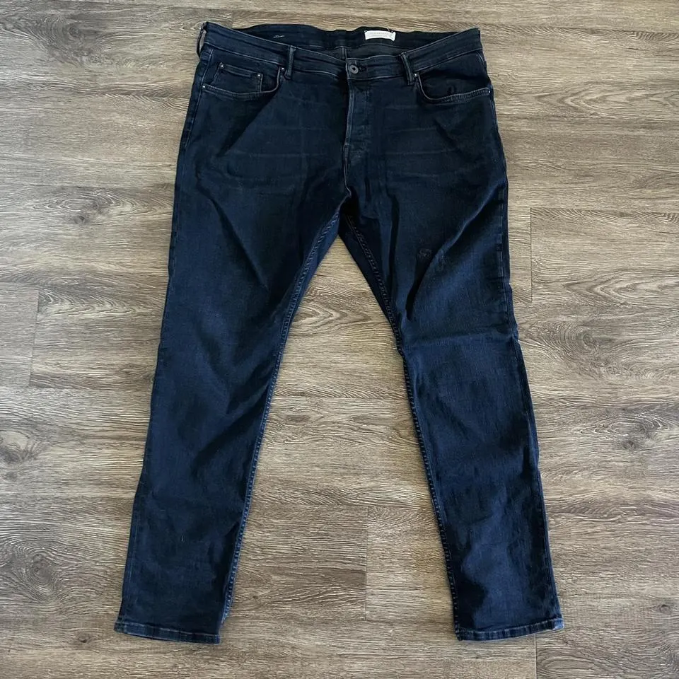 AllSaints Men's Navy Jeans
