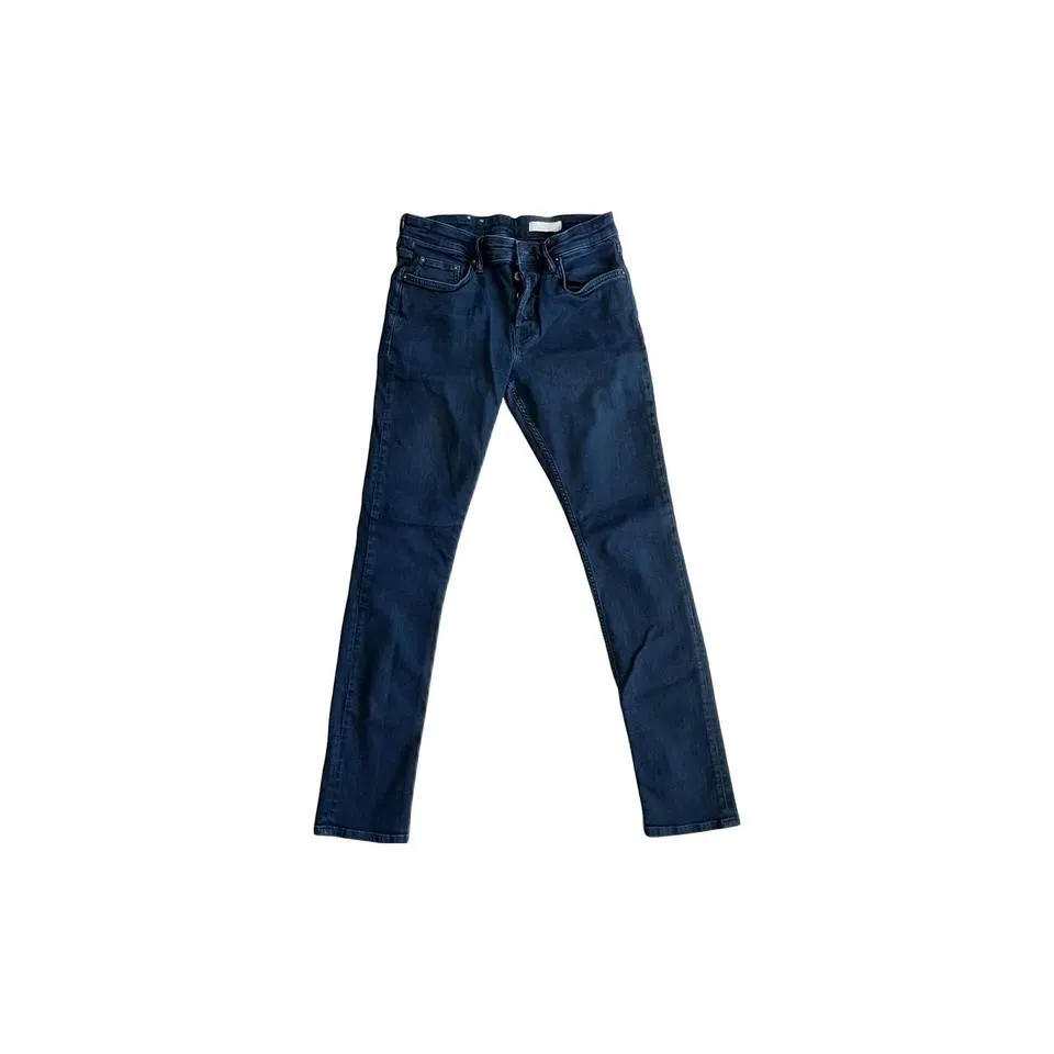AllSaints Men's Blue and Navy Jeans