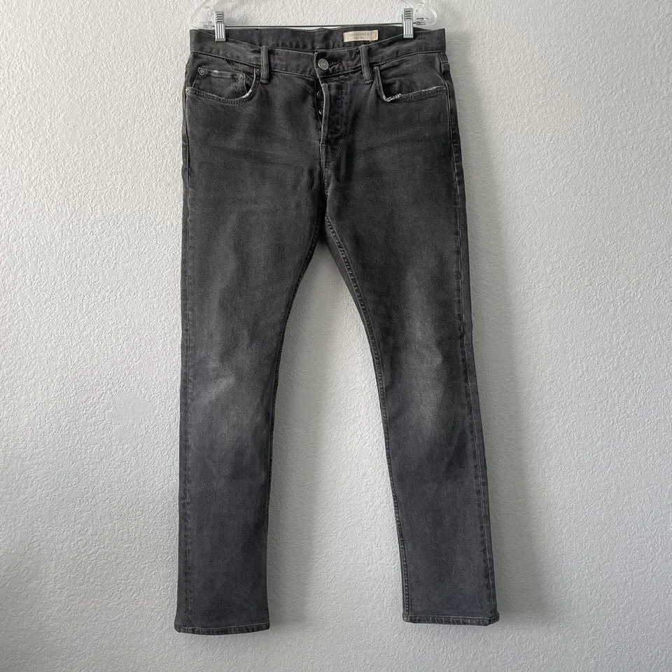 AllSaints Men's Grey Jeans