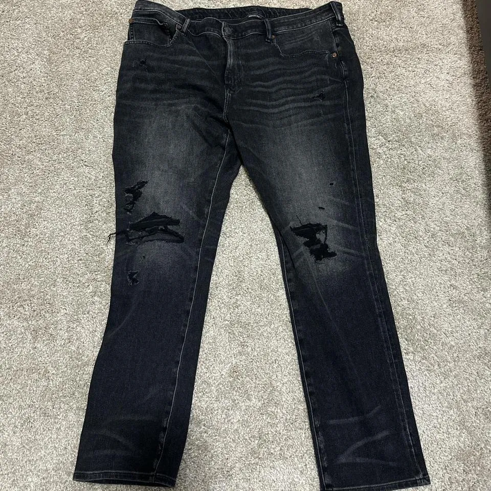 American Eagle Outfitters Men's Black Jeans