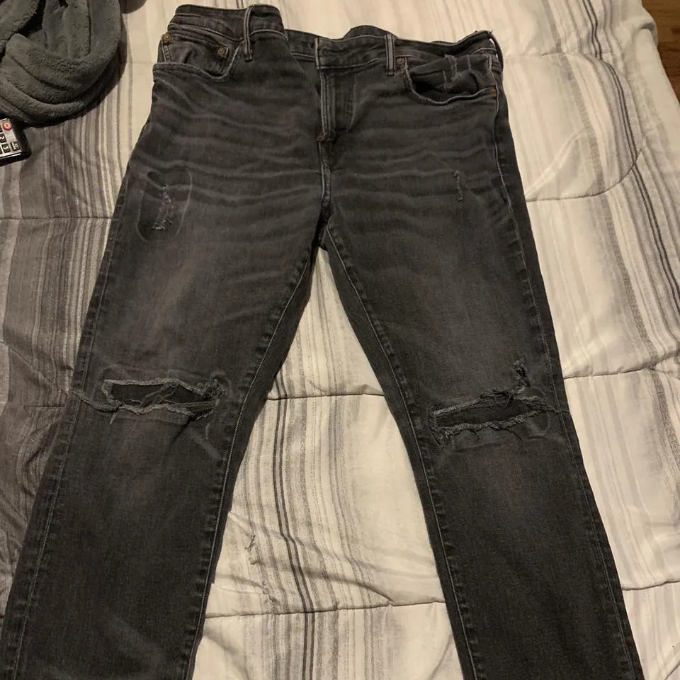 American Eagle Outfitters Men's Black Jeans