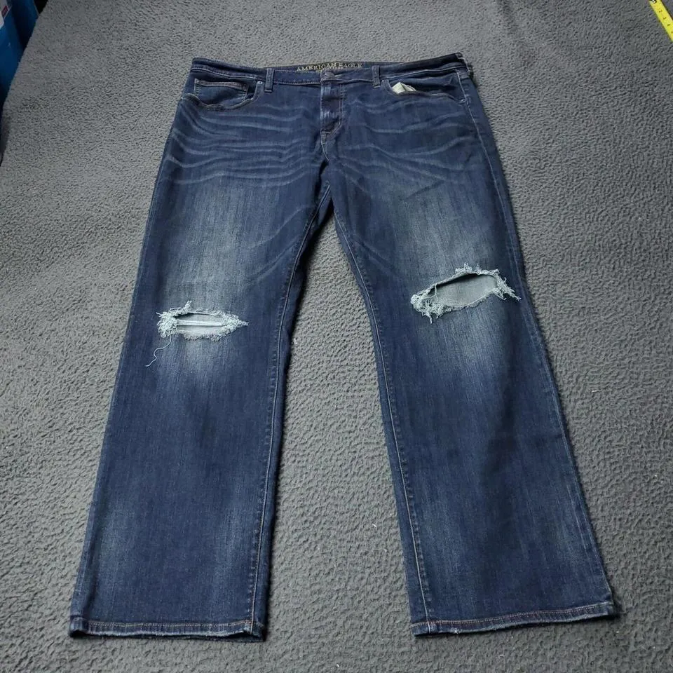 American Eagle Outfitters Men's Blue Jeans