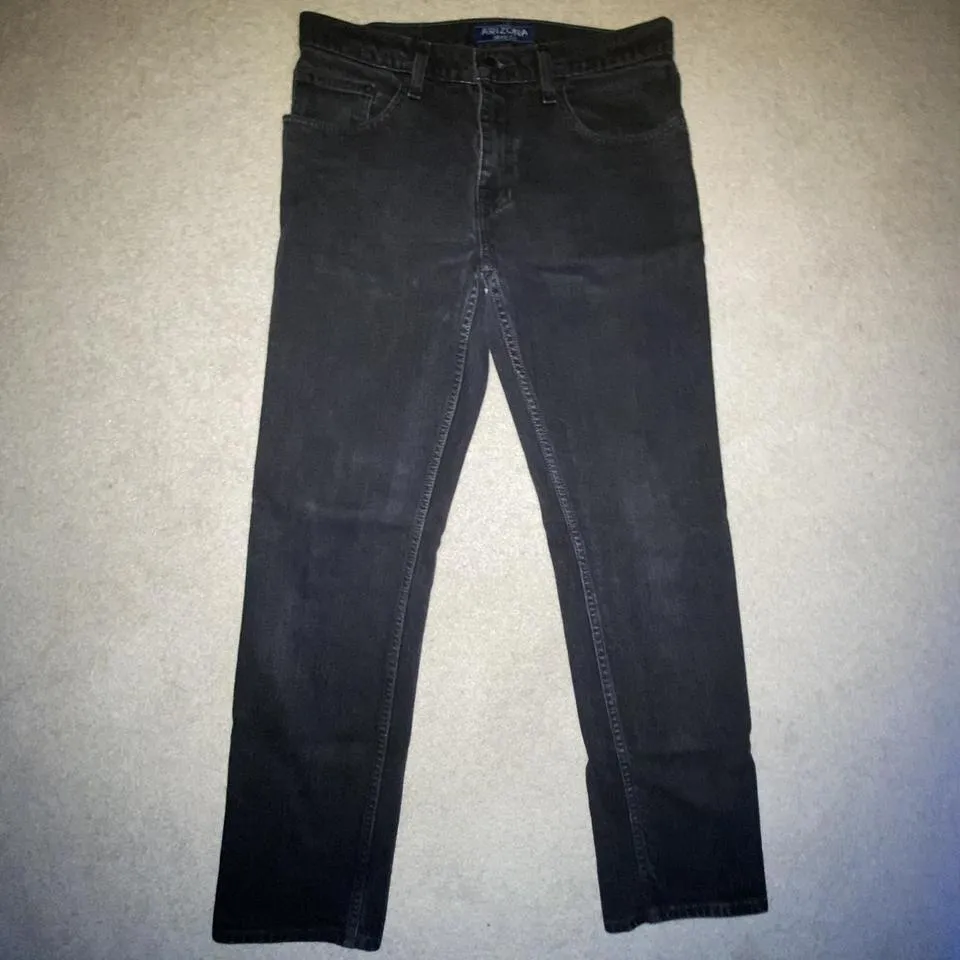Arizona Men's Black Jeans