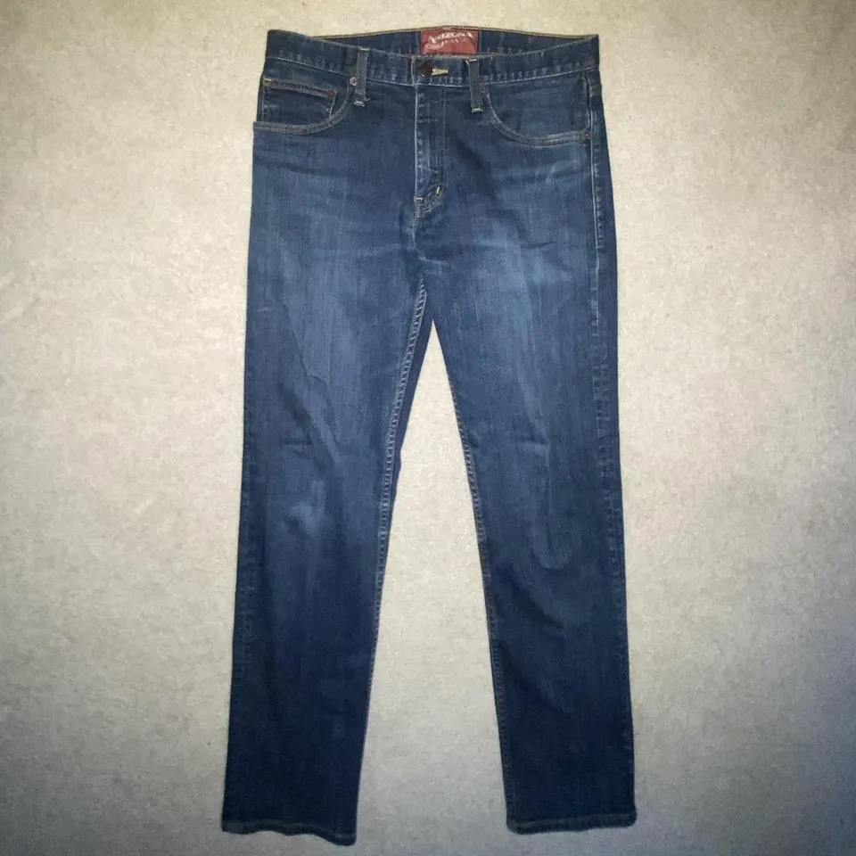Arizona Men's Blue and Navy Jeans