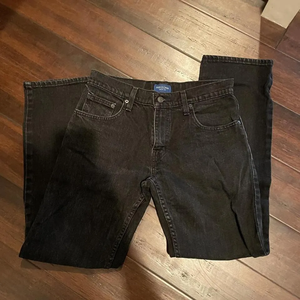 Arizona Men's Black Jeans