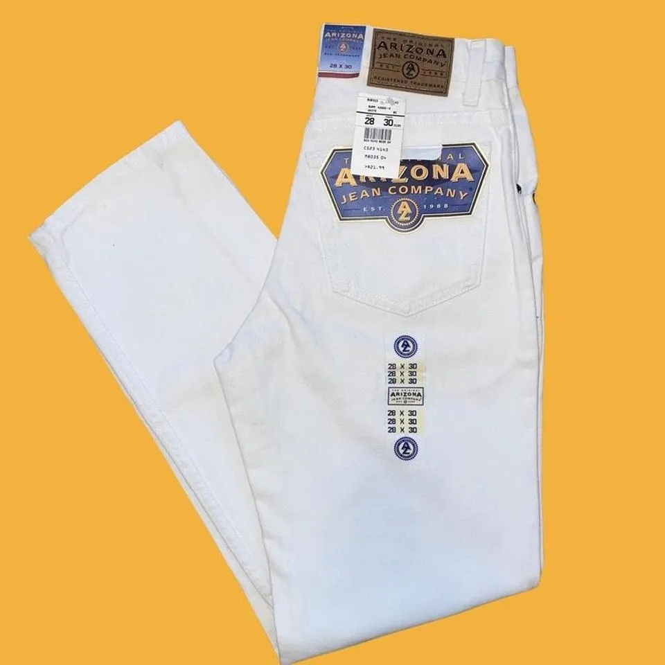 Arizona Men's White Jeans