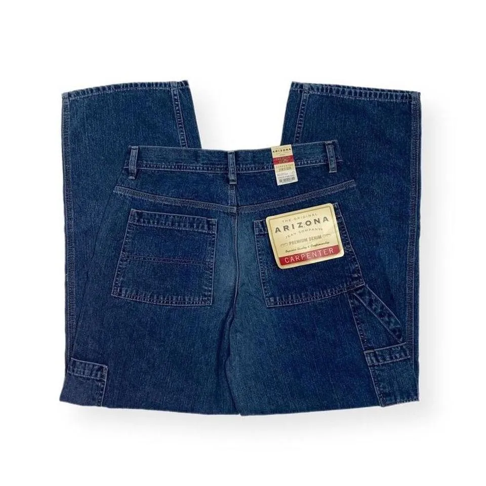 Arizona Men's Navy and Blue Jeans