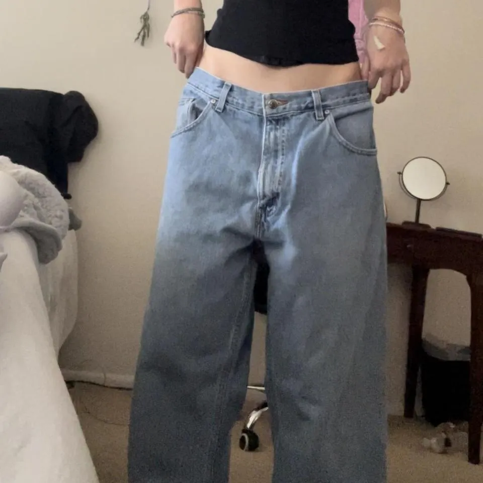 Arizona Men's Blue and White Jeans