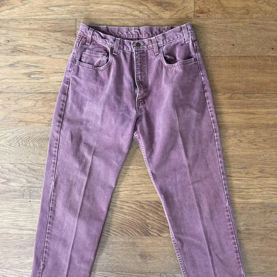 Arizona Men's Burgundy and Red Jeans