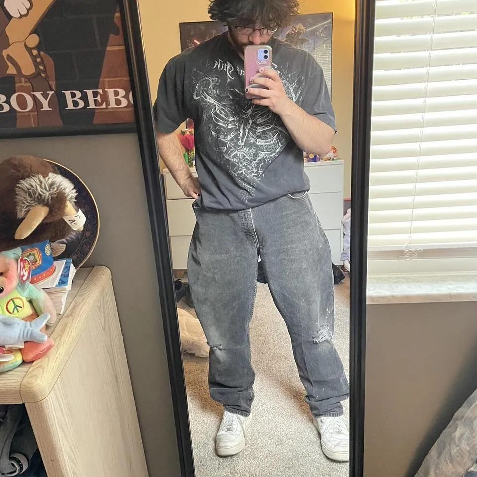 Arizona Men's Black Jeans