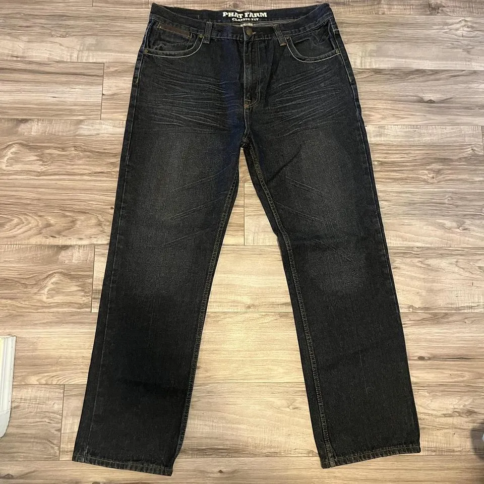 Baby Phat Men's Navy Jeans