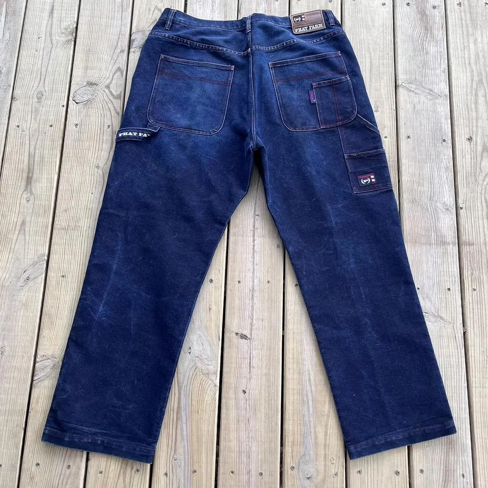 Baby Phat Men's Navy Jeans