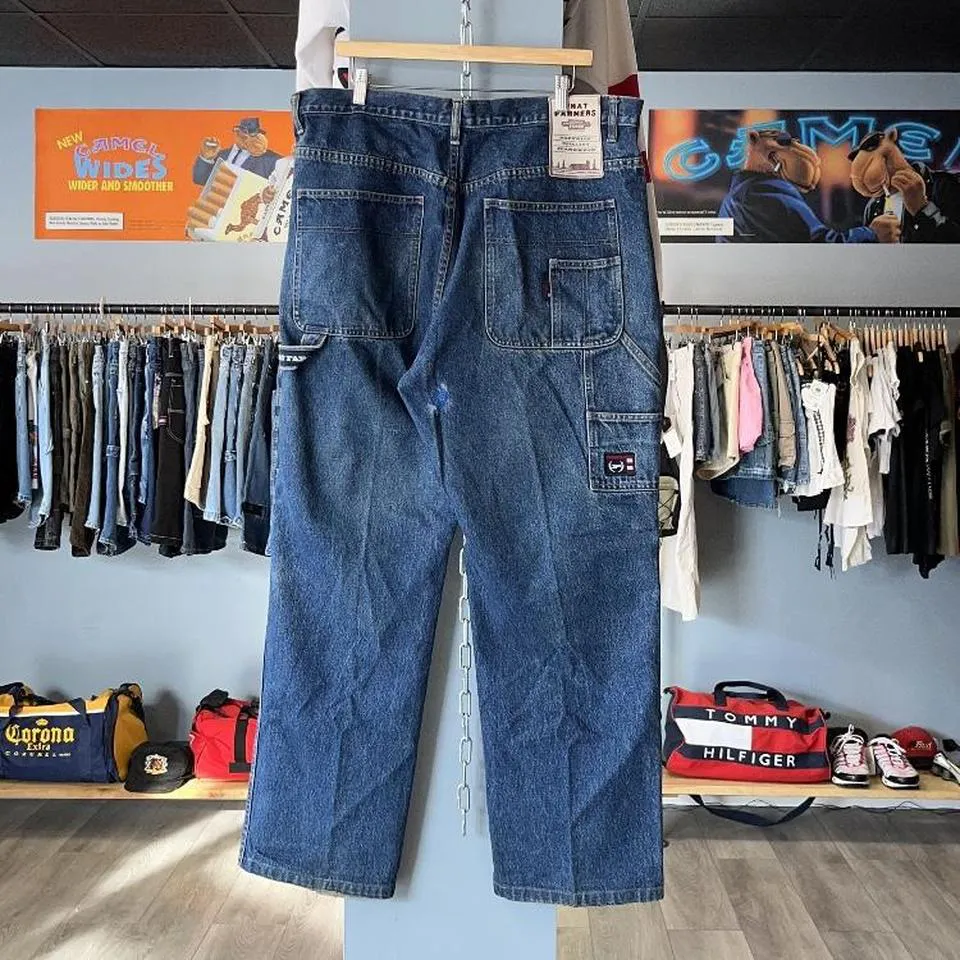 Baby Phat Men's Blue and Navy Jeans