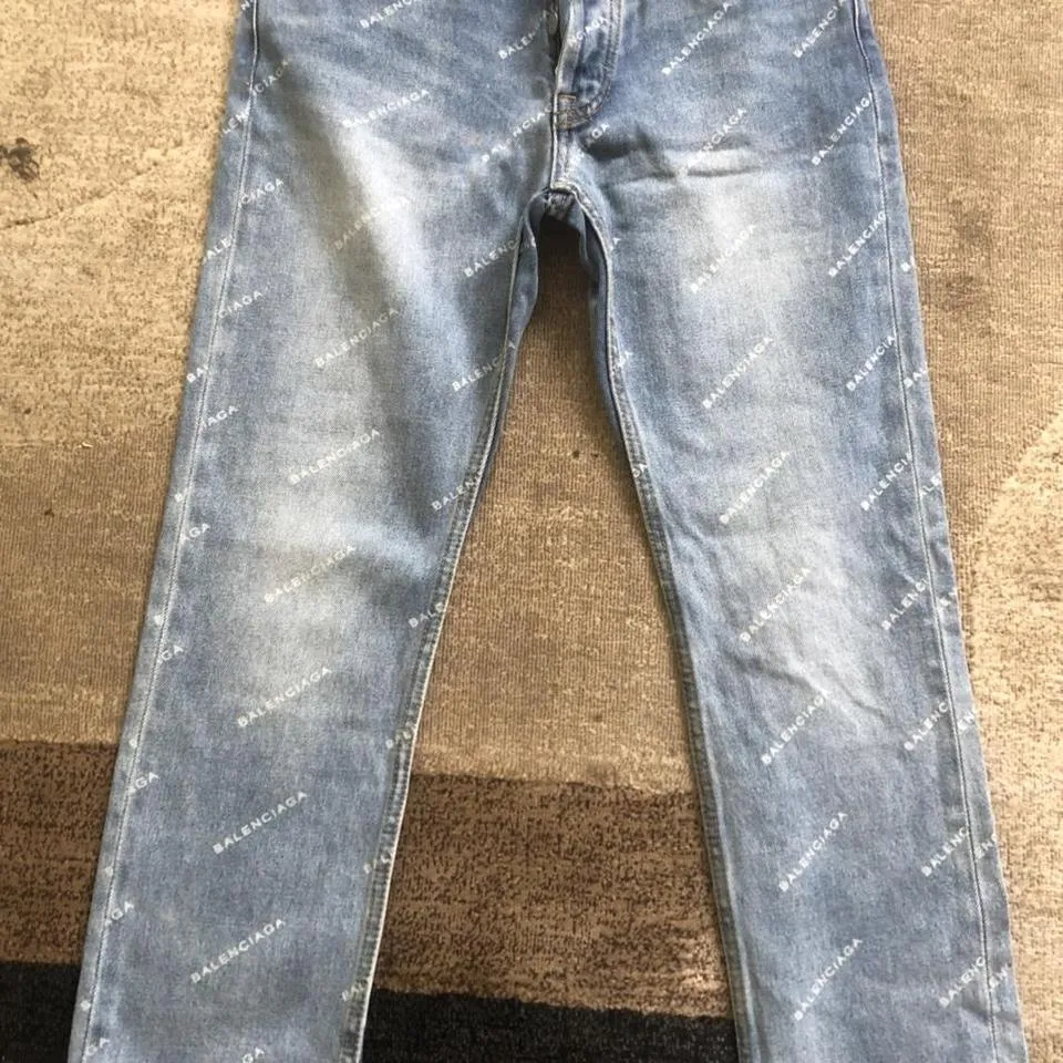 Balenciaga Men's Blue Jeans