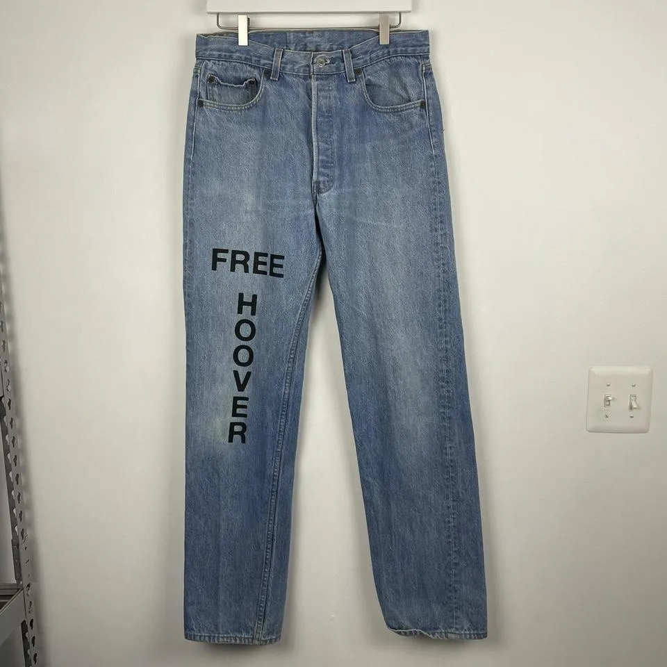 Balenciaga Men's Blue Jeans