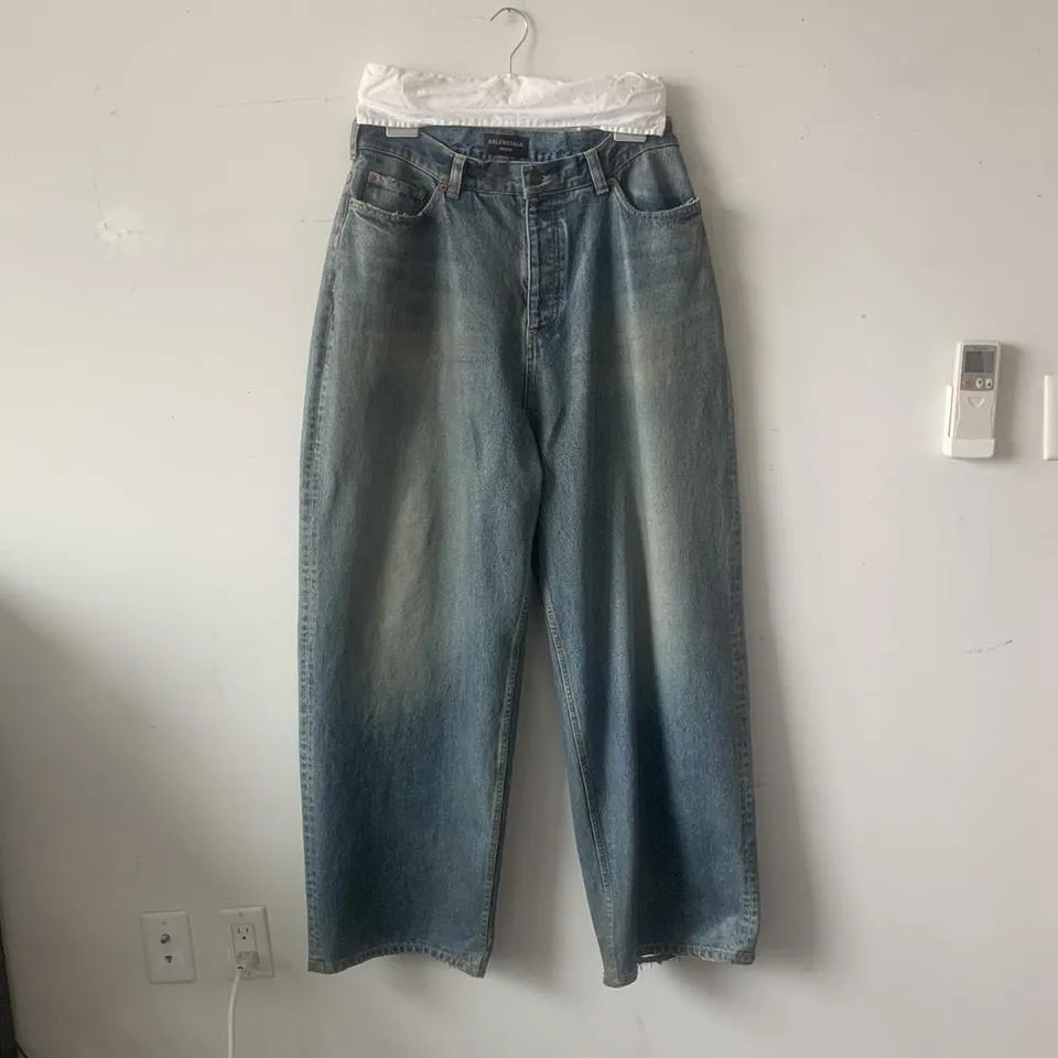 Balenciaga Men's Blue Jeans