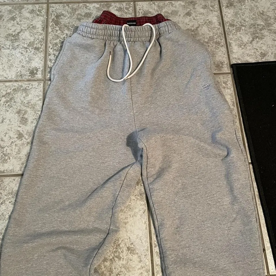 Balenciaga Men's Grey Jeans