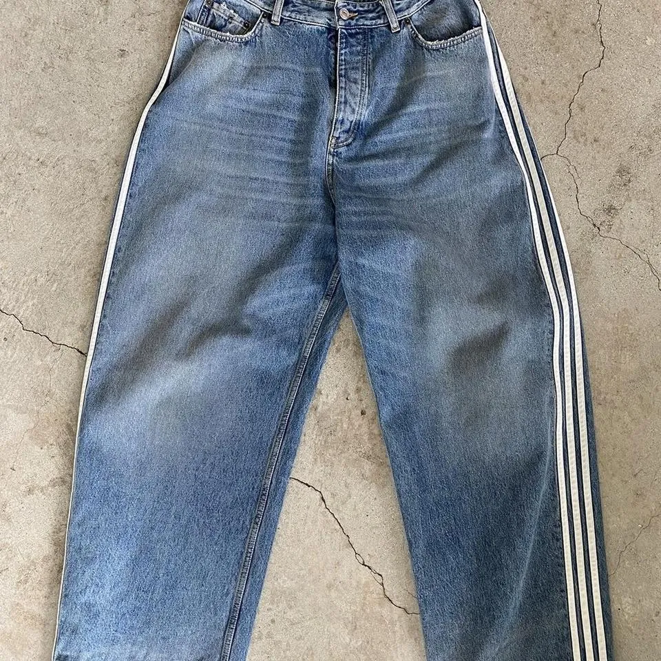 Balenciaga Men's Blue and Navy Jeans