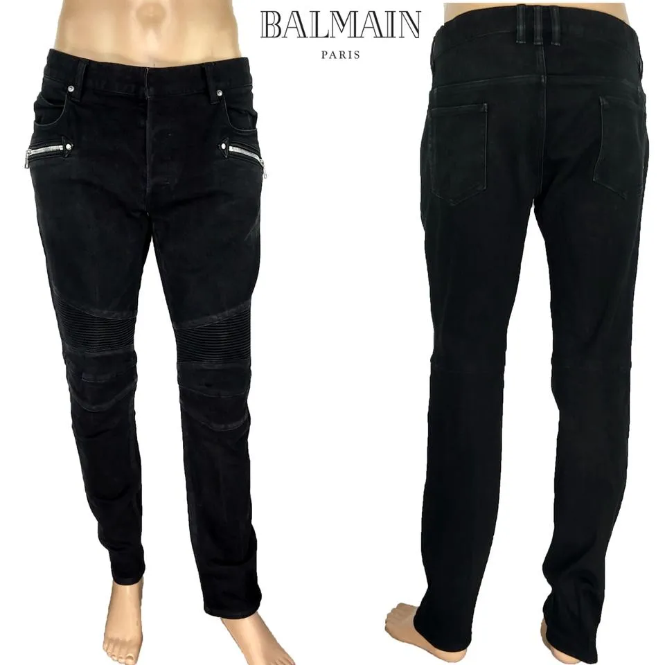 Balmain Men's Black Jeans