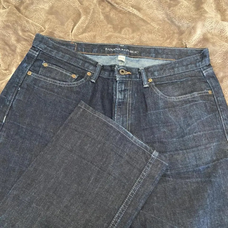 Banana Republic Men's Navy Jeans