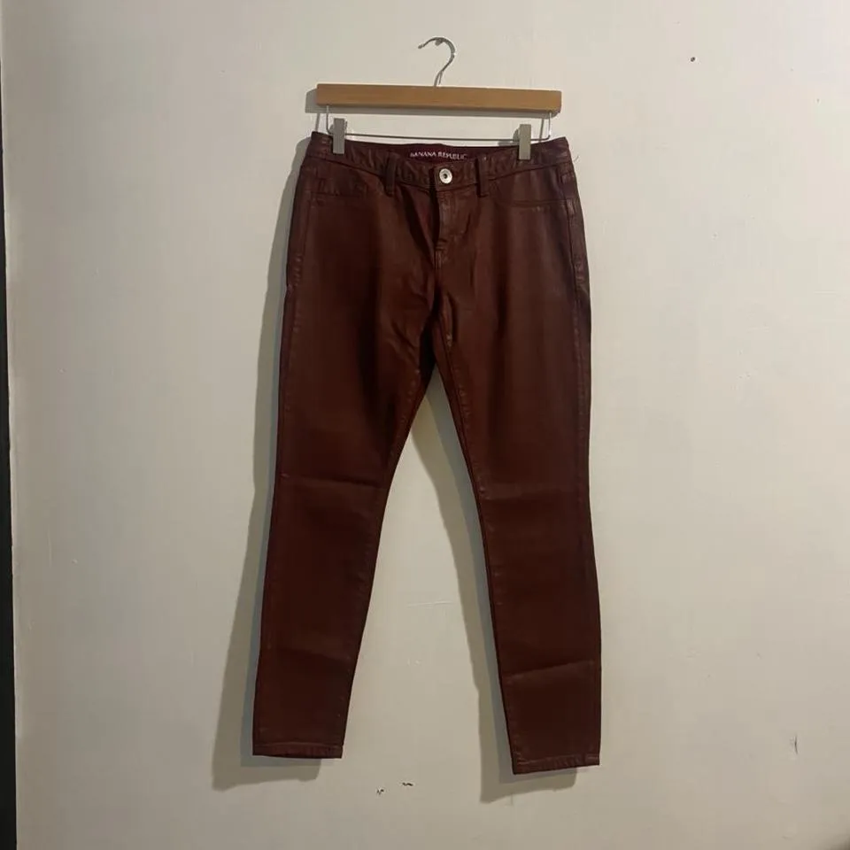 Banana Republic Men's Burgundy Jeans