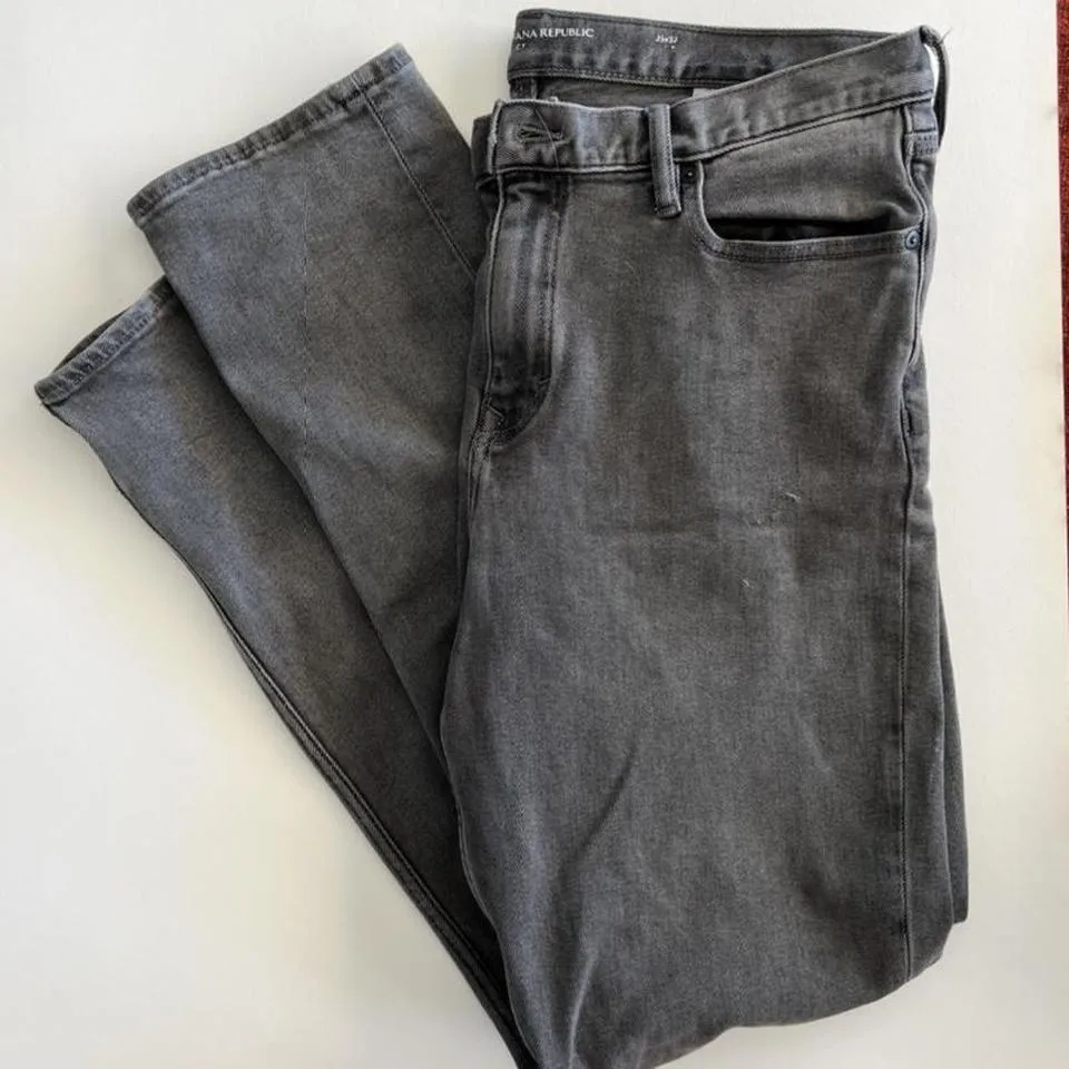 Banana Republic Men's Grey Jeans