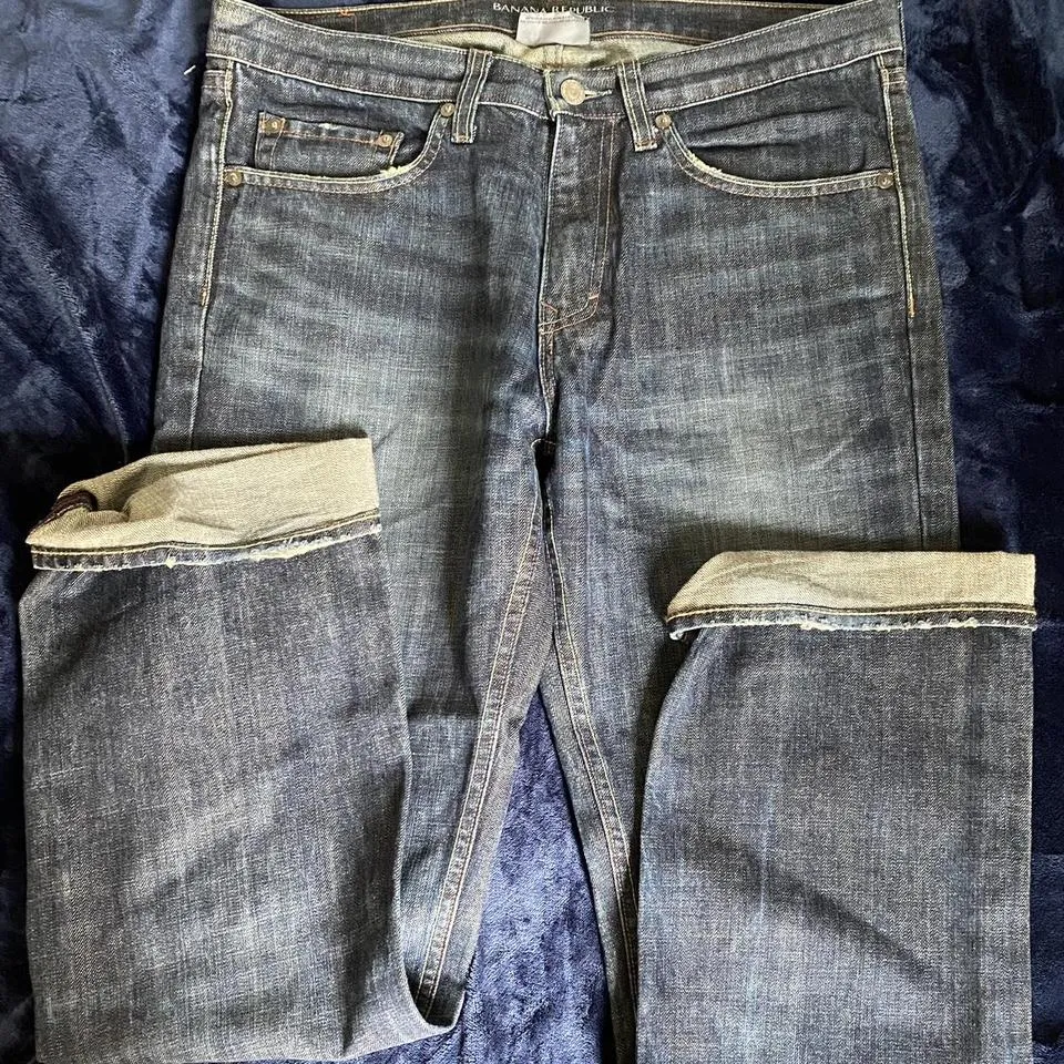 Banana Republic Men's Grey Jeans