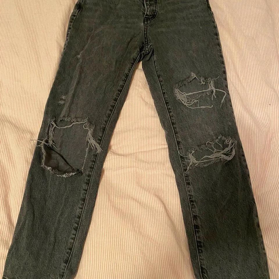 BDG Men's Black and Grey Jeans