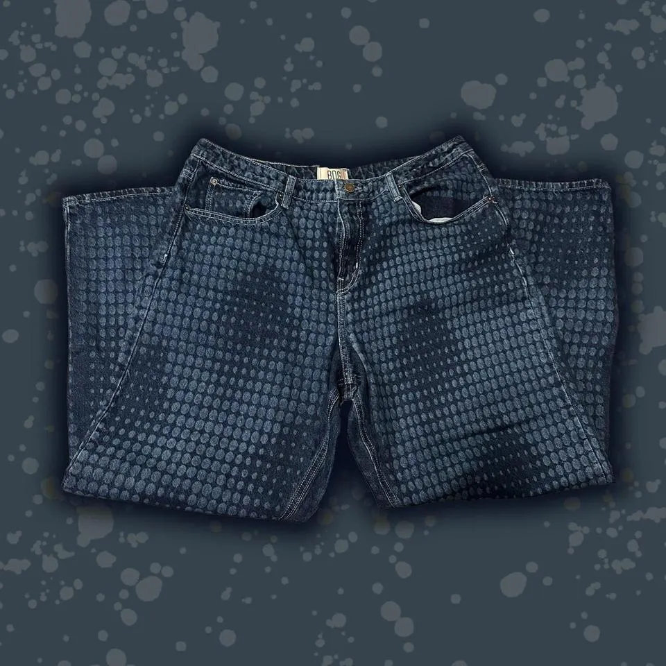 BDG Men's Blue and Navy Jeans