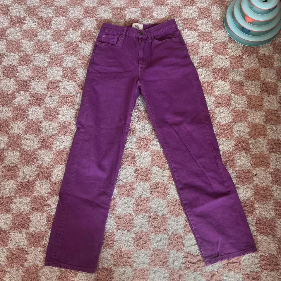 BDG Men's Purple Jeans