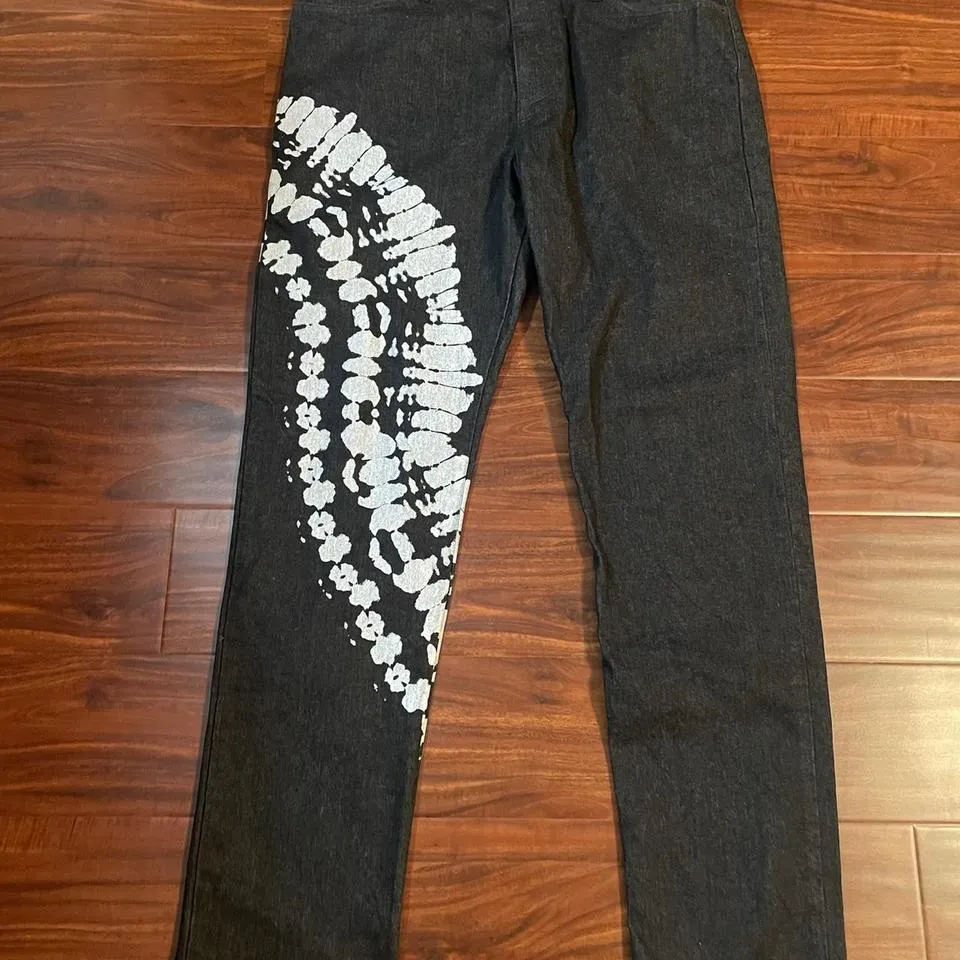 BDG Men's Black and White Jeans