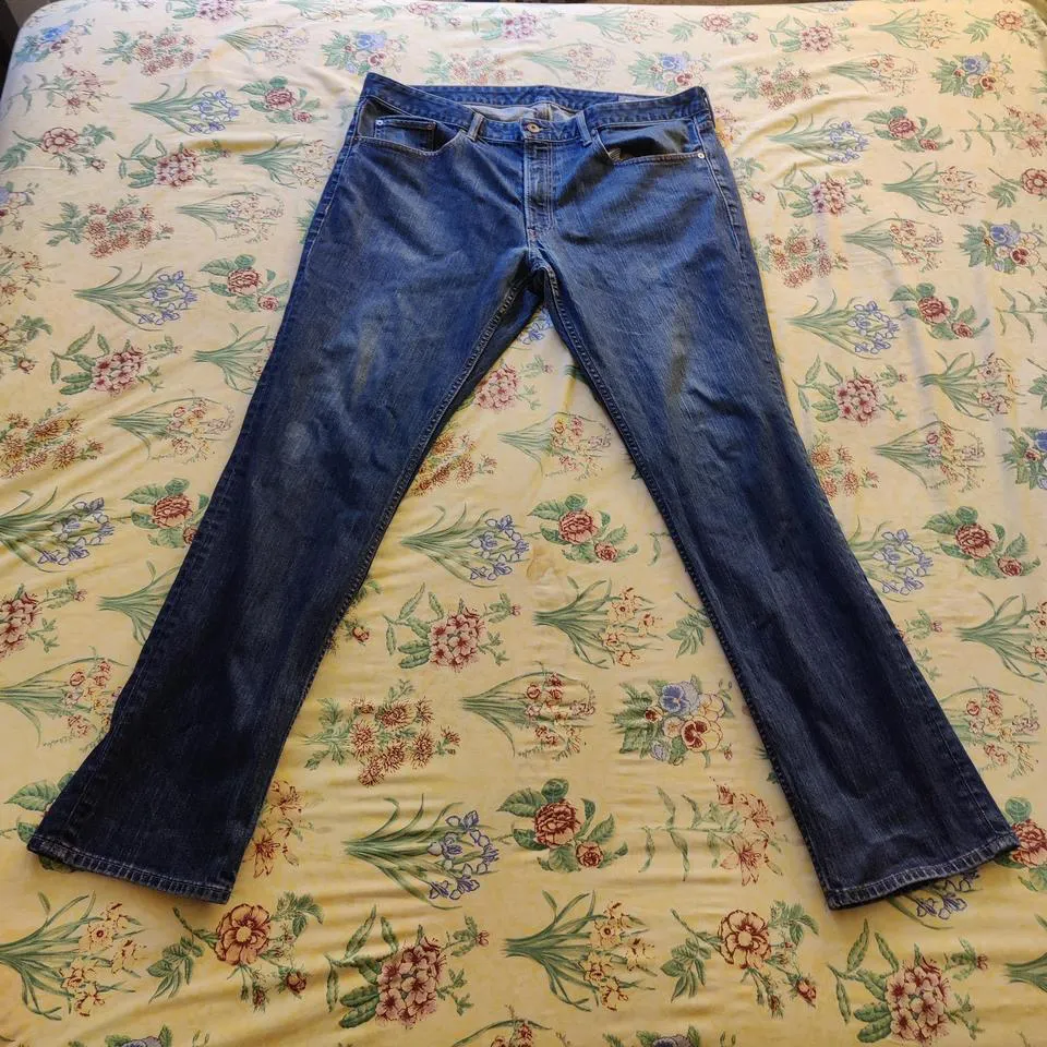 Bonobos Men's Navy and Blue Jeans