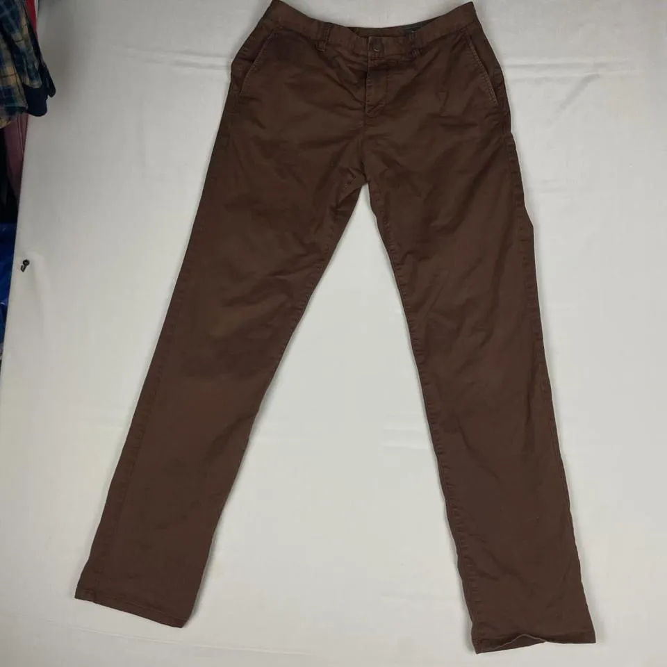 Bonobos Men's Brown and Burgundy Jeans