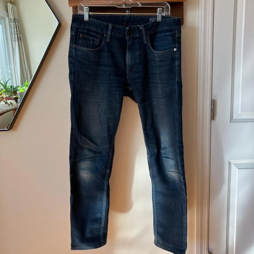 Bonobos Men's Blue and Navy Jeans