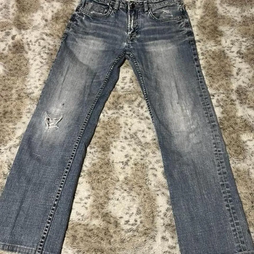 Buffalo David Bitton Men's Blue Jeans