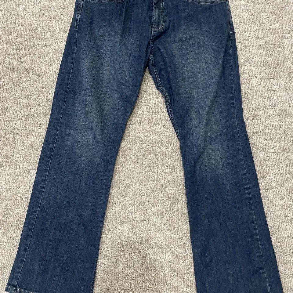 Buffalo David Bitton Men's Blue and Navy Jeans