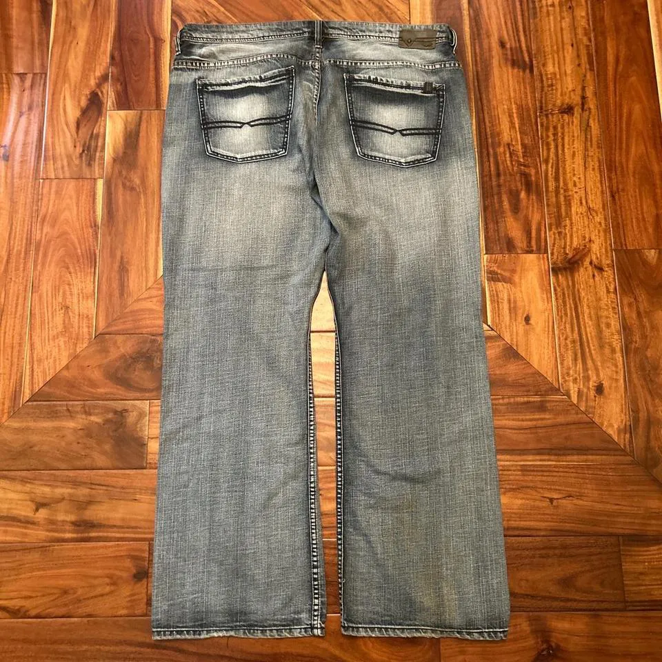 Buffalo David Bitton Men's Blue and Black Jeans