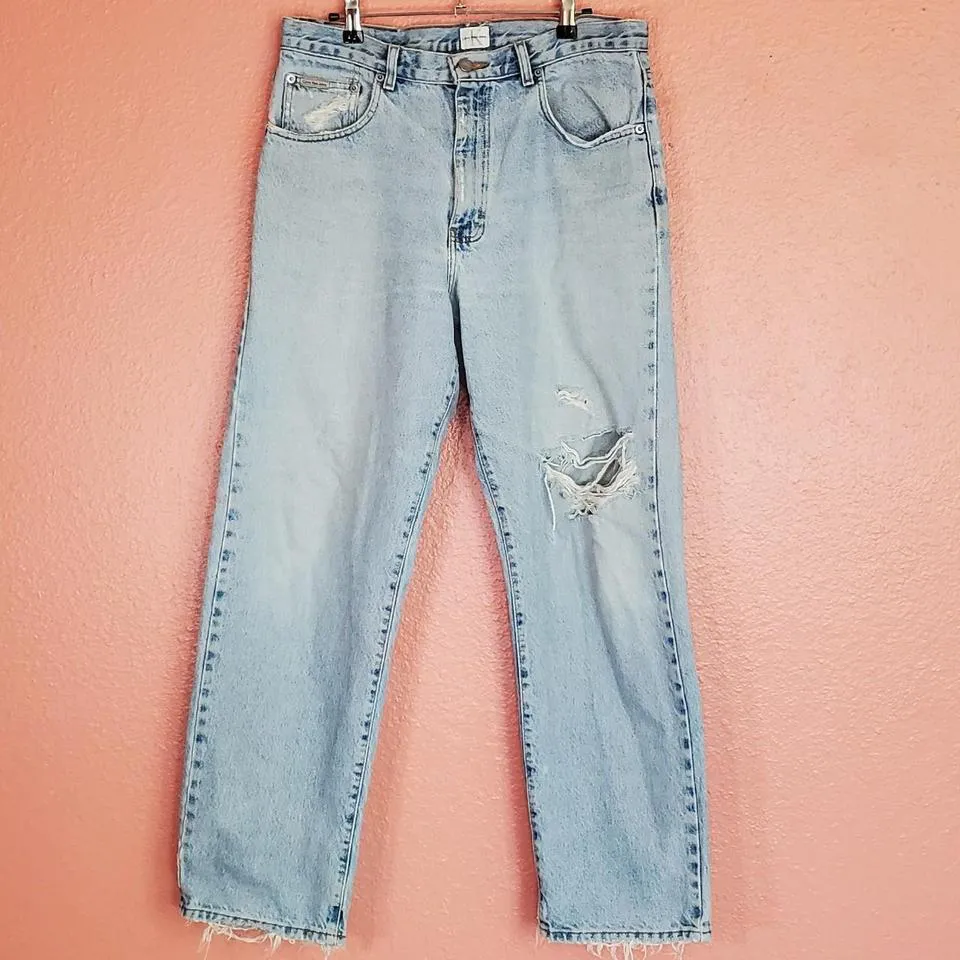 Calvin Klein Men's Blue Jeans