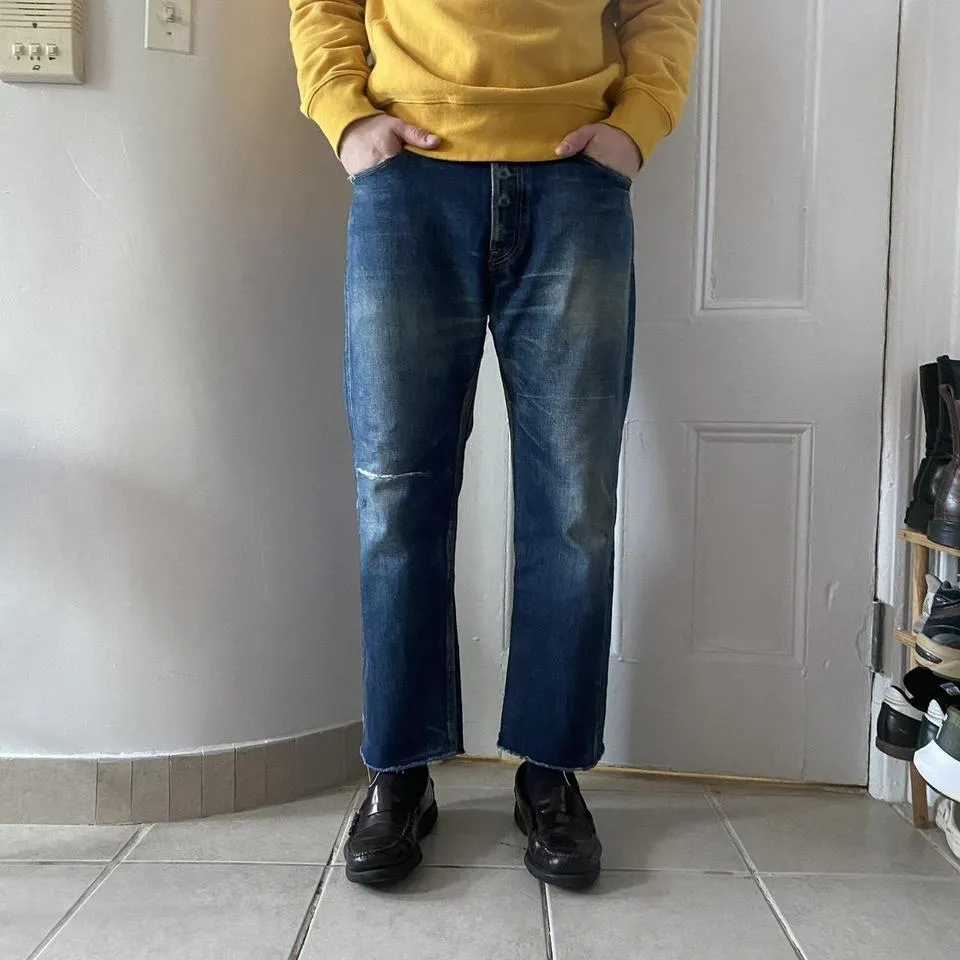 Chimala Men's Blue and Navy Jeans
