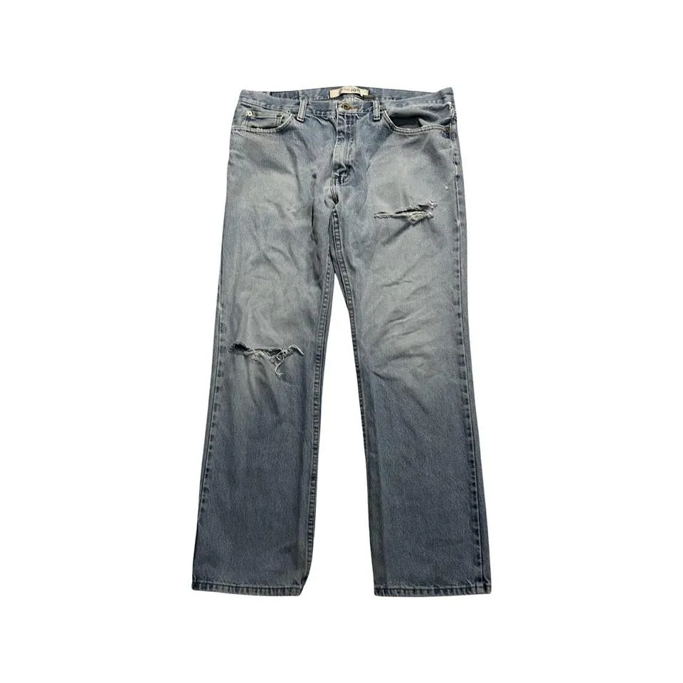 Men's Navy and Blue Jeans