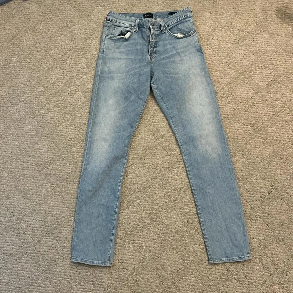 Citizens of Humanity Men's Blue and White Jeans