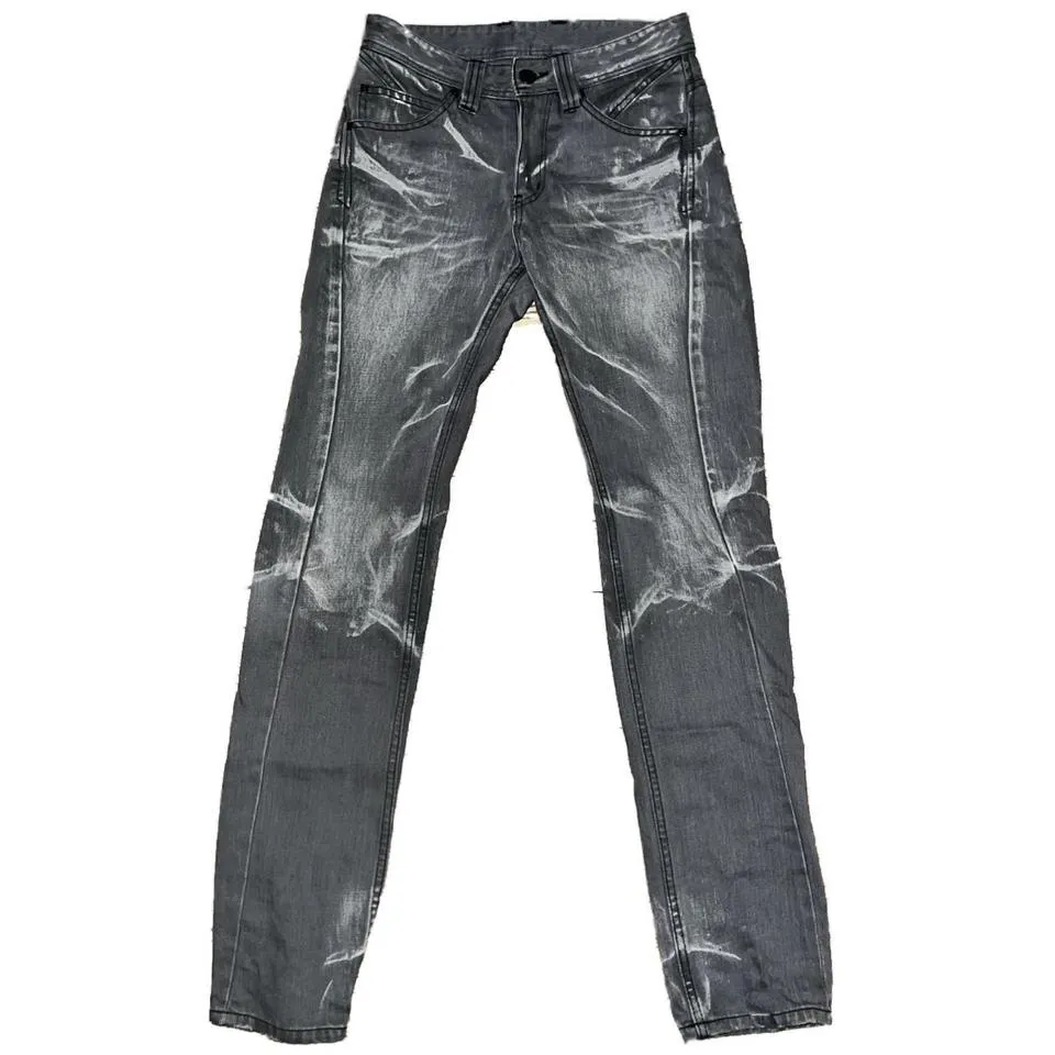 Comme des Garçons Men's Grey and Silver Jeans