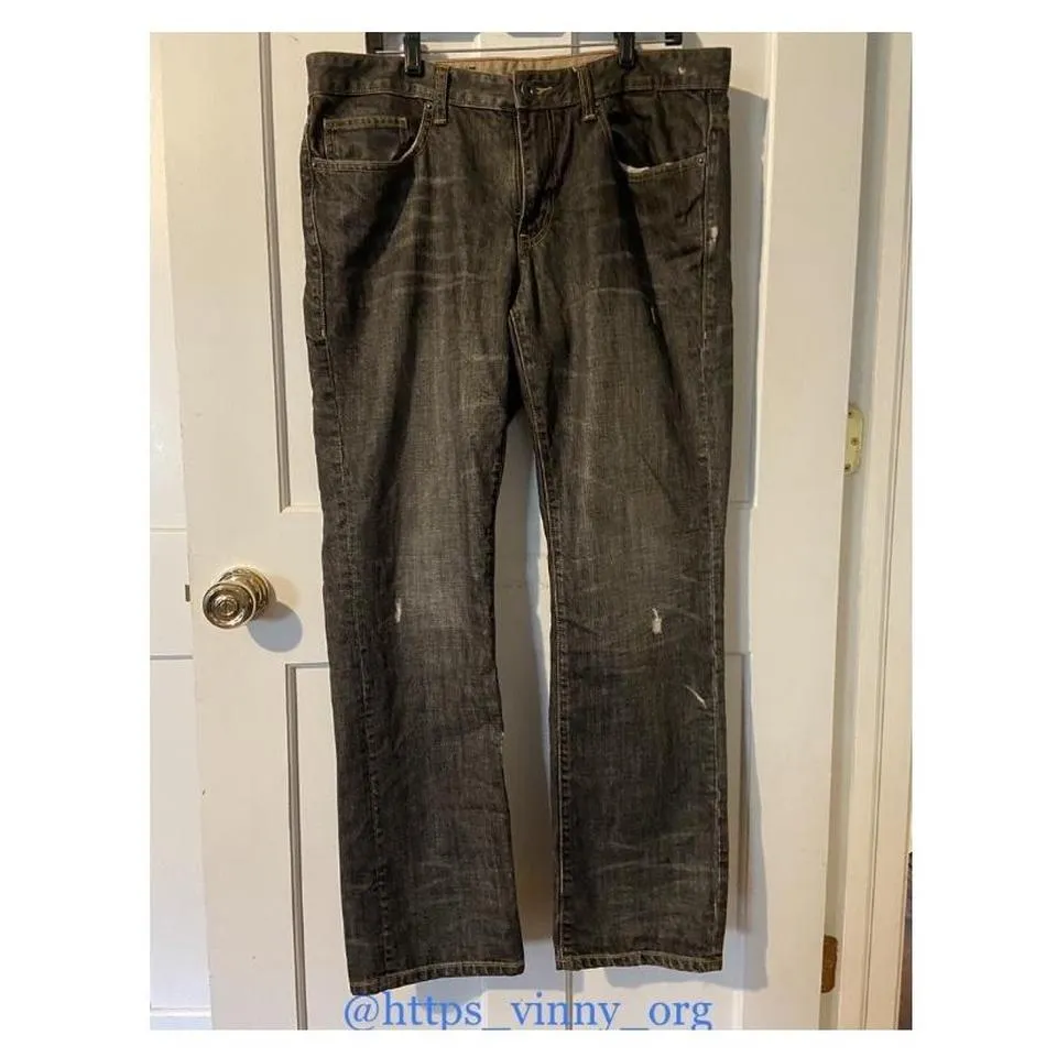 Converse Men's Black and Grey Jeans